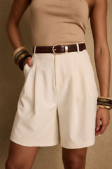 Rivera Ivory Trouser Short