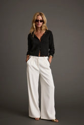 Skylar White Trousers