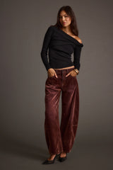 Cindy Black Asymmetrical Sweater